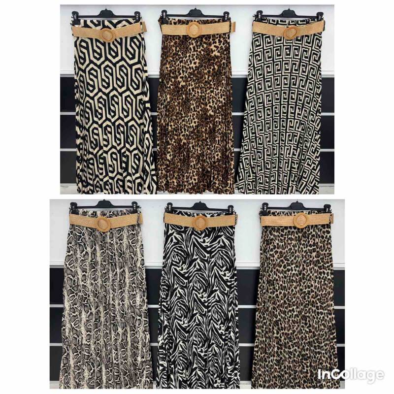 Spódnice damskie (Włoskie produkt) Roz Standard, Mix Kolor Paczka 5 szt